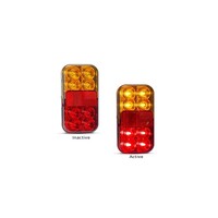 LED Autolamps Trailer Lights - 149 Series - 12 Volt, Single with 4-pin plug