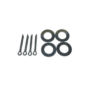 4 x Replacement M20 Zinc Washer and Split Pin for 39/40/45mm trailer axles (boat trailer, box trailer)