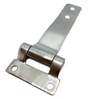 Small POLISHED Stainless Steel Door Hinge, latch, strap, Trailer, truck, canopy