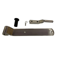 240mm Stainless Steel (Polished) Ute Tray Side Board Hinge Kit
