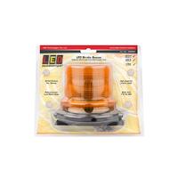 LED Autolamps Strobe Beacon Light Amber IP67 11/48V Magnetic Mount