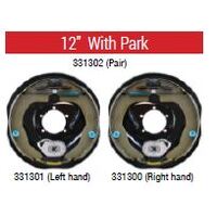 ALKO Electric Backing Plate 12" PAIR RIGHT & LEFT with Park