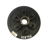 Dexter 10″ × 2¼″ Hub‑Drum – 6‑Stud Landcruiser Pattern