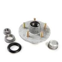 ALKO Trailer Hub Lazy Ford Galvanised - Marine Seal and LM Bearings