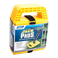 Camco Stabilizer Jack Pads - 4 pack For use with Corner Stabilisers, Jacks, legs
