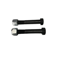 2 x AL-KO Shackle Pin Non-Greaseable 5/8" x 4" Long with Nyloc Nut 5/8" UNF