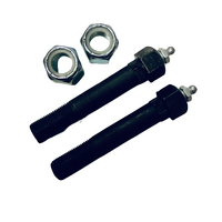 2 X ALKO Shackle Pin 5/8" Greasable with Nipple and Nut - 590610 / 590614 / 590620