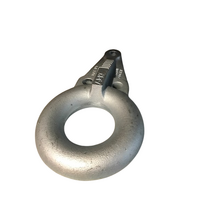 AL-KO Fixed Ring Coupling 3 Hole - 3,500kg Rated Zinc Finish