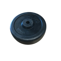AL‑KO 6″ Replacement Jockey Wheel – Solid Rubber Tyre