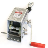 AL‑KO 3‑Speed 1200 kg Marine Winch with 7.5 m Strap – 15:1 / 5:1 / 1:1 Gears, Quick‑Release Handle