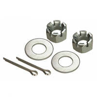 Axle Castle Nut 3/4" UNF, zinc plated - PAIR