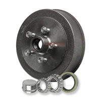 9" Braked Trailer Hub Drum 5 Stud Commodore with SL Bearings