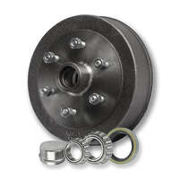 10" Braked Trailer Hub Drum 6 Stud For Landcruiser with LM Bearings