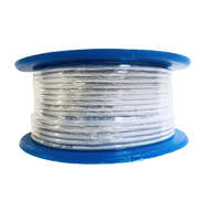 3mm x 30m WHITE AUTO WIRE 10 Amp