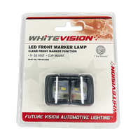 Whitevision SM62 Series Clear Lens Front Clearance LED Marker Blister