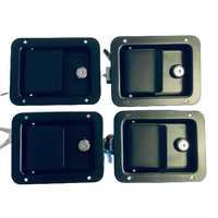 4 x Paddle Handle Lock Black Large Keyed Alike- Camper Trailer, Caravan Toolbox
