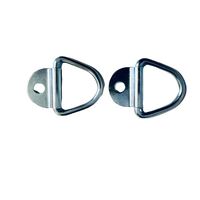 2 x Lashing Ring D Ring Tie Down Anchor Zinc plated Trailer Ute