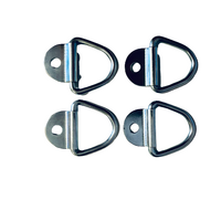 4 x Lashing Ring D Ring Tie Down Anchor Zinc plated Trailer Ute