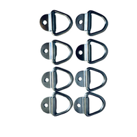 8 x Lashing Ring D Ring Tie Down Anchor Zinc plated Trailer Ute