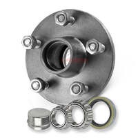 2 x Trailer Hub Lazy HQ 5 Stud - LM Bearings