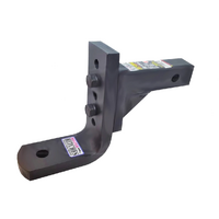Mister Hitches 12 Stage Adjustable Ball Mount 4 T SHORT SHANK
