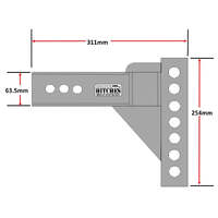 Mister Hitches 63.5mm (2 1/2") Drop Shank RAM, Silverado, GMC 