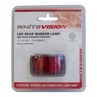 Whitevision SM62 Series Red Lens Rear LED Marker Blister