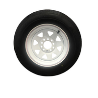 13'' Multi Fit (Ford/Holden HT) Sunraysia Rim & Tyre - WHITE