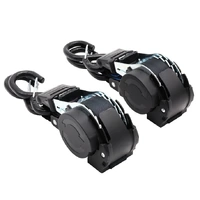 Lock & Load Transport Pair of Retractable Ratchet Straps 25mm Wide 3.6m Long (BLACK)