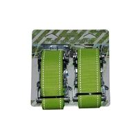 Lock & Load Transport E-Track Wheel Tie Down Straps 1.8m Long - Pair