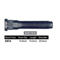 S974 Wheel Stud 9/16" UNF Suit Dexter 12" Hub Drum PACK OF 6