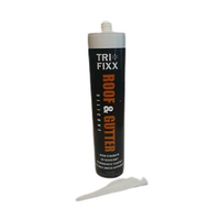 Tri-fixx Roof and Gutter Silicone 300g Black