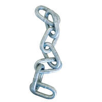10mm Galvanised Trailer Safety Chain Stamped - ADR Approved 650mm Rated 2.5T