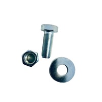 4 X 1 inch Bolts with washer and nut for Bike Tie Downs - Suitable for Floor Mount