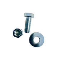 4 X 1 inch Bolts with washer and nut for Bike Tie Downs - Suitable for Floor Mount