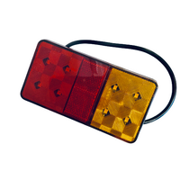 Trailer Tail Light LED Stop/Tail/Indicator 80 x 150mm 12V Waterproof