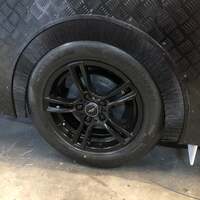 Custom Rolled Wheel Arch - BLACK With Spray Suppressant (Full Ring ONLY)