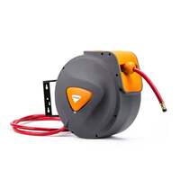 10M Retractable Air Hose Reel Commercial, Auto Rewind, Wall Mounted, Garage, Trailer